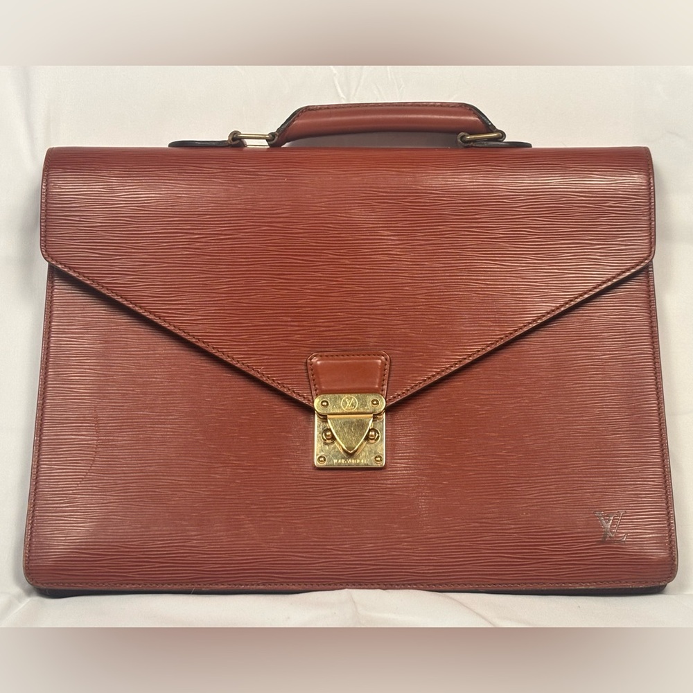 Louis Vuitton Serviette Conseiller Briefcase Brown